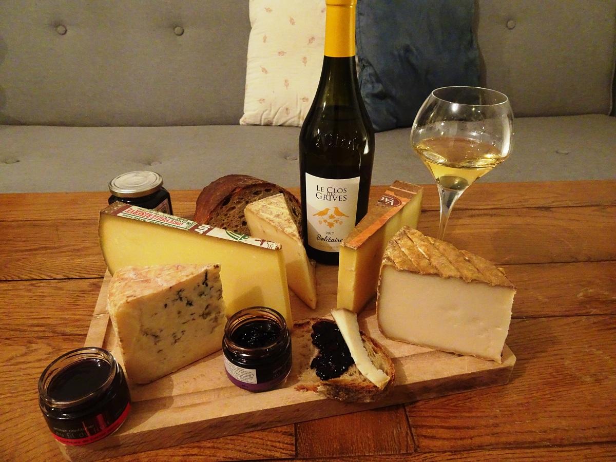 Côtes du Jura Clos des Grives Savagin Fromage Comté ŒnoSkol